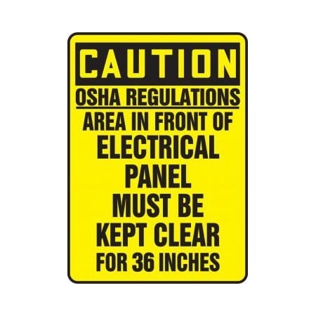 OSHA CAUTION SAFETY SIGN OSHA MELC620XV